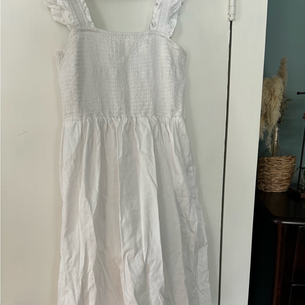 White maxi dress from The Drop